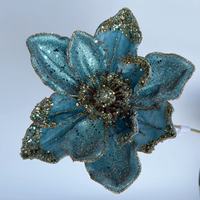 Nouvelles décorations de Noël 2026 : Fleurs artificielles de Noël, Poinsettia personnalisé, Vente en gros pour cérémonies