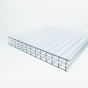 Plaques alvéolaires professionnelles en polycarbonate pour projets de serres agricoles, anti-buée, protection UV, taille personnalisée - Product Image 1