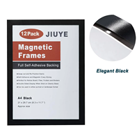 Pemegang tanda magnetik A3 A4 A5 A6, huruf merekat sendiri bingkai gambar magnetik untuk kulkas