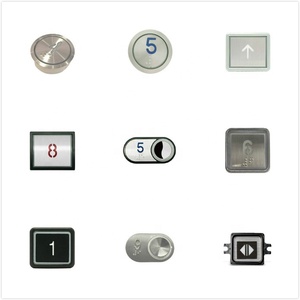 Prix usine de haute qualité 304 bouton poussoir d'ascenseur en acier inoxydable bouton poussoir d'ascenseur carré rond - Product Image 3