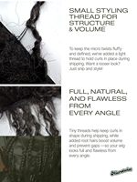 Perruque frontale afro en dentelle HD sans colle, synthétique, 12 pouces, 11x4, densité 200%, micro-torsades bouclées avec cheveux volumineux