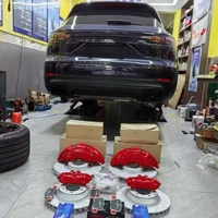 Kit de freinage EPB de rechange pour Akebono, 10 pistons à l'avant et 4 pistons à l'arrière, pour Porsche Cayenne OE 9Y0615105, rotors percés 420x40mm