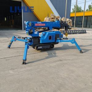 סופר מיני 1.5t 3t להרמת מכונת עכביש זחילה מנוף עם ציוד בנייה רב תכליתי - Product Image 5