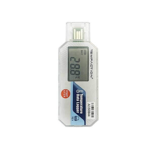 Disposable LCD Temperature Logger for International Shipping Cargo Transportation Cold Chain Logistics Pharmaceutical Products