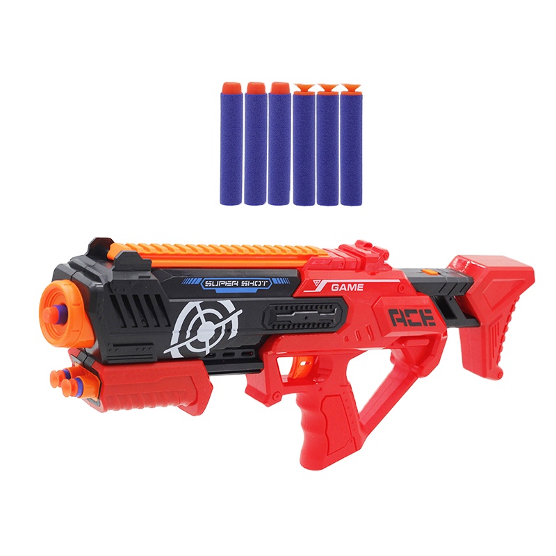 Pistola Juguete De Dardos Espuma Niño Tipo Nerf