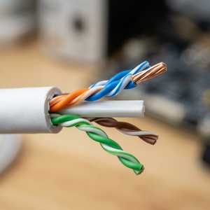 สายแลนอีเธอร์เน็ต Premium Hanwei Indoor Cat6A UTP 23AWG LSZH สีขาว 305 เมตร 10Gbps รุ่น CCL-65UG004-LNWH-R305 - Product Image 5
