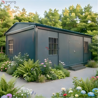 Nouvelle maison conteneur préfabriquée 2026 avec structure en panneaux sandwich galvanisés à chaud, anti-rouille, design moderne pour bureaux et appartements