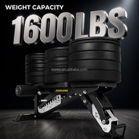 Bancs de musculation réglables à trois positions Zoshine pour la maison, multifonctionnels, pour curls et développés couchés