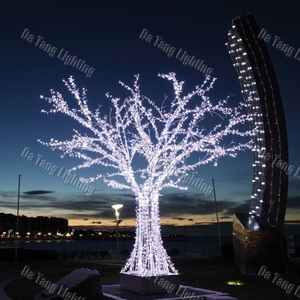 Metal Frame Christmas Tree <b>Lighting</b> Wrapped with LED Strings for Building Bright Vertical Focal Features - Product Image 6