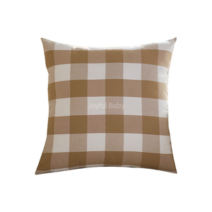 Fodere per cuscini in cotone e lino all'ingrosso, fantasia scozzese a righe, stile rustico, per divano - Product Image 2