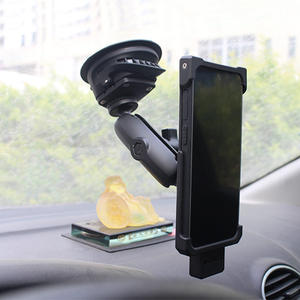 VINmounts ventouse sous vide en caoutchouc avec base à boule 1 pouce, support téléphone voiture pour pare-brise, compatible RAM - Product Image 5