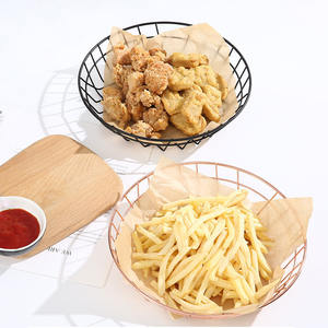 Mini cesta <span class=keywords><strong>de</strong></span> aperitivos occidental para patatas fritas y pollo frito, colador <span class=keywords><strong>de</strong></span> Metal para uso en restaurante, colador para freír y colar - Product Image 1