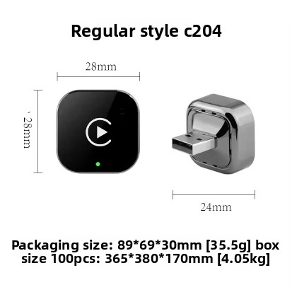 Taille standard 2-en-1, Apple &amp; Android (version internationale)