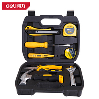 Deli Tools Daily Home Tool Box Set Complete Hardware Electrician Special Family Repair Car-mounted Combination