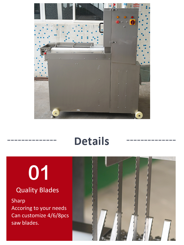 JYD-2550 Automatic Frozen Meat and Bone Saw Machine / Meat Cutting Saw Machine