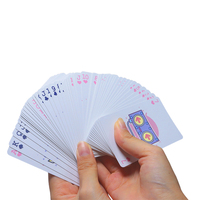 Papier recyclable écologique imprimé sur mesure pour cartes à jouer avec marquage UV, couleurs CMYK/Pantone, usage familial, double boîte pour