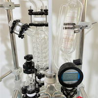 Marmite de Réaction Automatique à Double Enveloppe en Borosilicate Haute Performance Yangmai 20L, Hermétique et Anti-corrosion, pour Mélange de Solvants Chimiques en Laboratoire