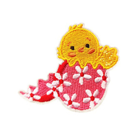 Patchs en chenille 3D personnalisés à thermocoller, broderie de dessin animé Lapin de Pâques avec matériaux écologiques pour chapeaux
