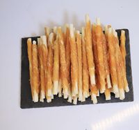 Grosir natural anjing kulit sapi Makanan kunyah hewan peliharaan lembut makanan ringan pabrik OEM cemilan untuk anjing kucing dan anjing Ayam kering
