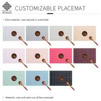 Napperons de table en Textilène colorés pour restaurants et hôtels – Vente chaude
