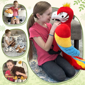 Offre spéciale Design personnalisé logo animal en peluche personnalisé en gros peluche mascotte forêt dessin animé peluche poupée <span class=keywords><strong>jouets</strong></span> - Product Image 5