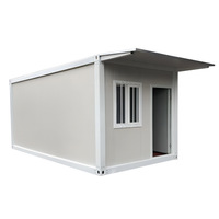 Kits de maisons modulaires en acier pour le stockage mobile - Maisons préfabriquées détachables, bureau à domicile, mini-maison, design moderne et écologique pour hôtel
