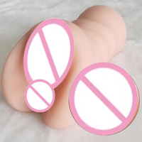 Masturbador Masculino de TPE al por Mayor, Vagina de Bolsillo con Textura Realista, Juguete Adulto Impermeable, Soporte para Logotipo Personalizado OEM/ODM
