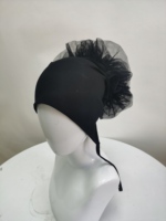 Nouvelle mode foulard musulman Pile tas casquette femmes doux confortable intérieur Hijab casquettes islamique grande fleur femmes Turban chapeau