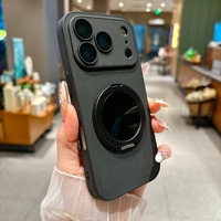 Coque de téléphone magnétique C0295 à texture délicate et design fin avec protection d'objectif pour iPhone 17 Air 16 15 14 13 12 11 18 Pro Max
