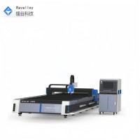 Machine de découpe laser à fibre CNC automatique 4 axes RV-G6020 6000W - Découpeuse de grande taille pour acier épais avec refroidissement par eau
