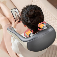 Elektrischer Nacken- und Schultermassagegerät mit Wärmefunktion, 3D-Tiefenmassage für Muskelentlastung und Schmerzlinderung