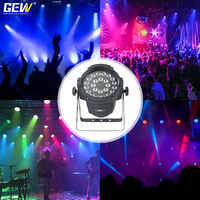Projecteur LED Par DMX étanche en nylon acrylique 24x12W RGBW 4-en-1 24x18W RGBWAUV 6-en-1 pour événements scéniques extérieurs