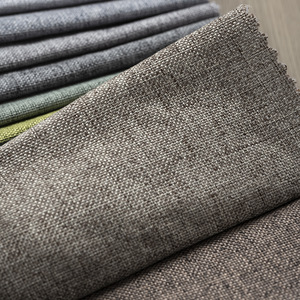 Dual Color Fine Linen <b>Fabric</b> Flat Linen Cloth Sofa Upholstery <b>Fabric</b> For Luggage And Project Decoration - Product Image 5