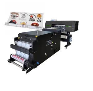Высокое качество малого бизнеса автоматическая 4 печатающая головка 24 дюйма 60 см I3200 DTF принтер