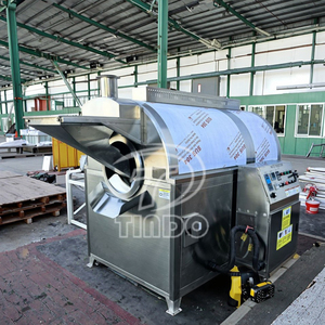 Machine automatique de torréfaction d'arachides, de noix de cajou, de pois chiches et de sésame à induction électrique - Product Image 1