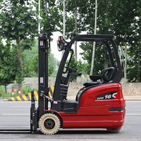 Carrello Elevatore Elettrico SKY a Risparmio Energetico con Batteria al Litio, Capacità 1-1,5 Tonnellate, Caricatore Laterale con Raggio di Sterzata Ridotto