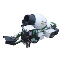 Shantui Brand New 2 m3 Self-Loading Cement Concrete Mixer Truck