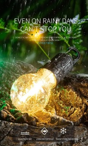 Chất lượng cao ngoài trời không thấm nước Lều đèn năng lượng mặt trời Powered LED treo cắm trại Đèn năng lượng mặt trời bóng đèn sân vườn - Product Image 2