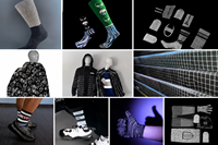 Filament réfléchissant à haute visibilité et motif brut pour vêtements de protection, applications de sécurité et textiles décoratifs