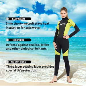 Traje de <span class=keywords><strong>neopreno</strong></span> de una pieza de <span class=keywords><strong>cuerpo</strong></span> completo OEM más vendido, trajes de baño cálidos, trajes de buceo cómodos para mujer - Product Image 4