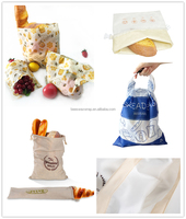 Sac à pain écologique réutilisable et biodégradable pour le stockage de sandwichs et de collations frais, préservant la fraîcheur