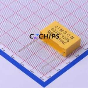 ตัวเก็บประจุฟิล์มโพลีโพรพิลีน (CBB) รุ่น MPC334K630A01 แบบ Through Hole (THT) ความจุ 330nF 10% 630V - Product Image 1