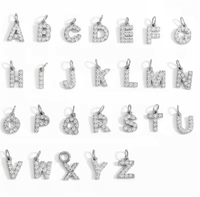 Collar y Pulsera con Colgante de 26 Letras Personalizadas con Incrustaciones de Diamantes en Acero Inoxidable, Certificación CE de Fábrica, Venta al Por Mayor