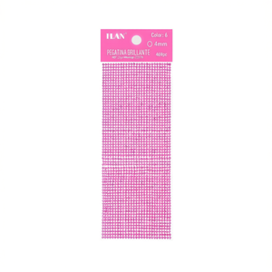 Adesivi con Strass Ilan 4mm 468pz Rosa su Cartoncino Grande - Product Image 1
