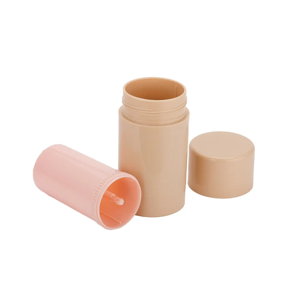 Tubos vacíos de plástico para cosméticos, contenedores de plástico para desodorante, paquete rellenable pp, 70g/50g, 50ml/70ml