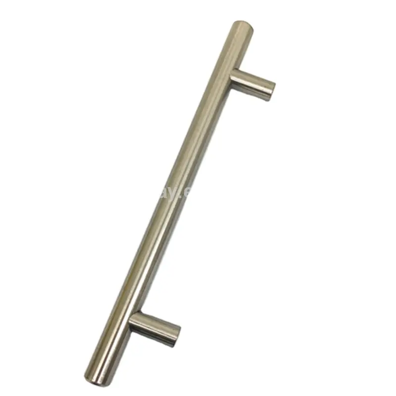 HOT Cabinet Drawer Door Pull Handles Stainless Steel T Bar Wardrobe Handle Solid Brass Cabinet Handles
