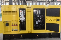 Générateur diesel silencieux à prises multiples 40/50/60/80/100/120 KVA 120/150 KW Démarrage électrique pour usage domestique, commercial et d'urgence