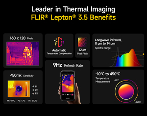 Ulefone Armor 27T Pro+ Thermal Rugged Phone 12+256GB 6.78inch 5G 120Hz 10600mah Android 15 5G 64MP Night Vision 50MP Main Camera - Product Image 6