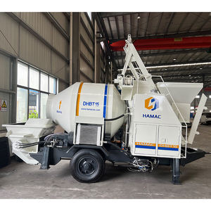 Bomba Mezcladora de Concreto Autocargable HAMAC, Alimentación Automática, Mezcladora de Concreto Móvil de Alta Eficiencia con Bomba - Product Image 5