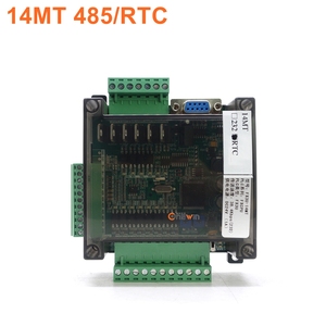 FX3U-14MR / MT PLC แผงควบคุมอุตสาหกรรม8อินพุต6เอาต์พุต6AD เอาต์พุต2DA และ RS485 RTC เข้ากันได้กับ FX3U-14MT FX3U-14MR FX1N - Product Image 5